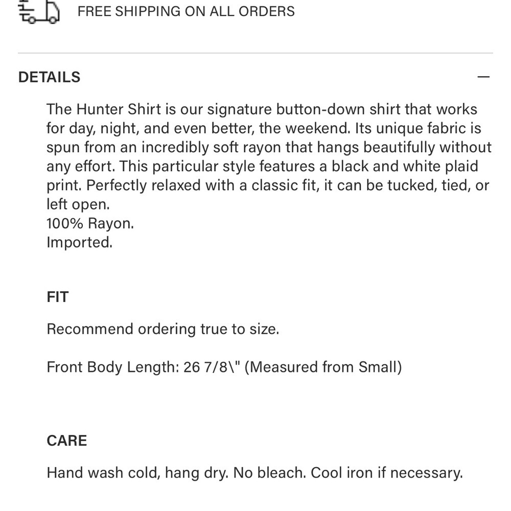 Rails Signature Hunter Shirt in Rosemary Onyx Sz Small - Picture 2 of 9